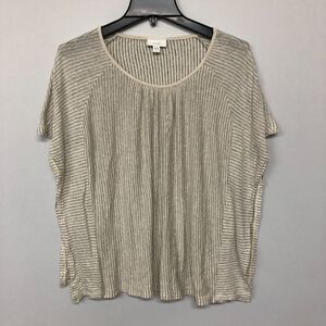 Pure Jill J Jill Women Flutter Side Top Shirt Blouse Size Medium B179 -26